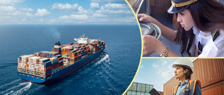 دور المرأة فى صناعة النقل البحري