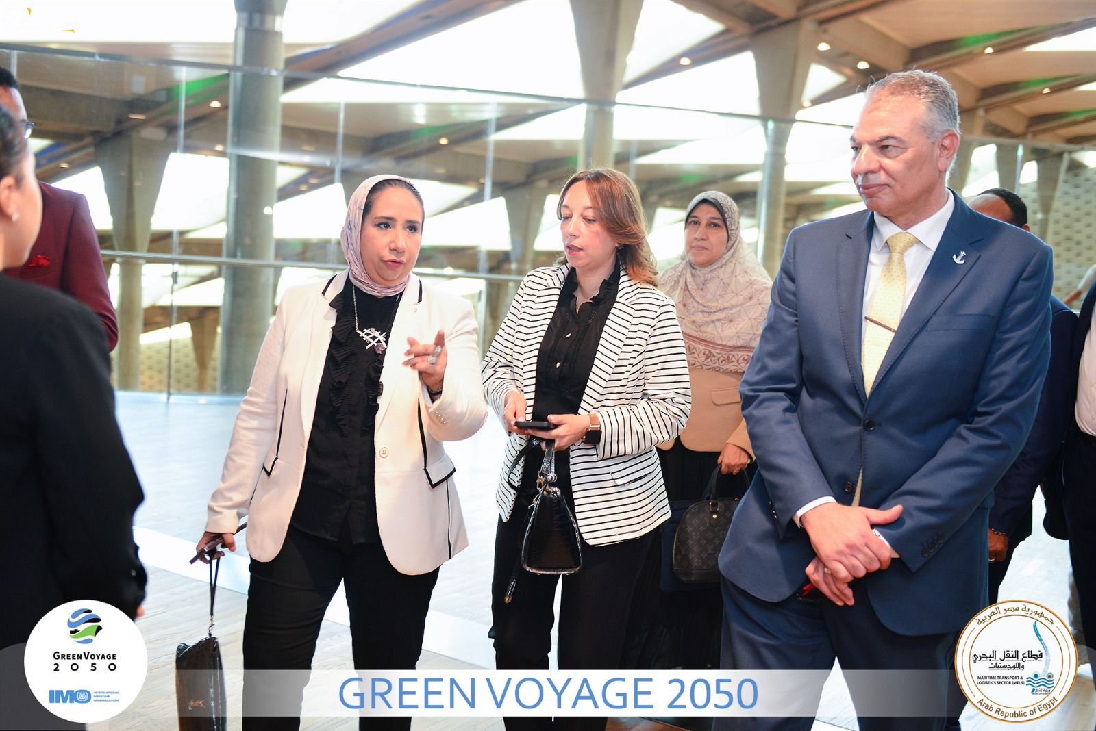 Maritime Transport & Logistics Sector and IMO organize awareness session on green shipping careers, hosted by Bibliotheca Alexandrina