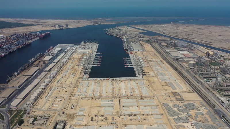 “Tahia Misr 1” terminal at Damietta port.. a giant logistic establishment that supports Egypt vision 2030