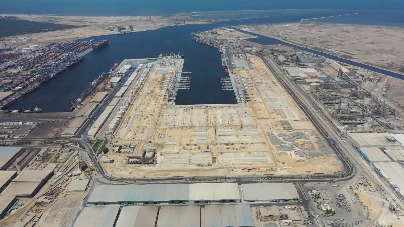 “Tahia Misr 1” terminal at Damietta port.. a giant logistic establishment that supports Egypt vision 2030