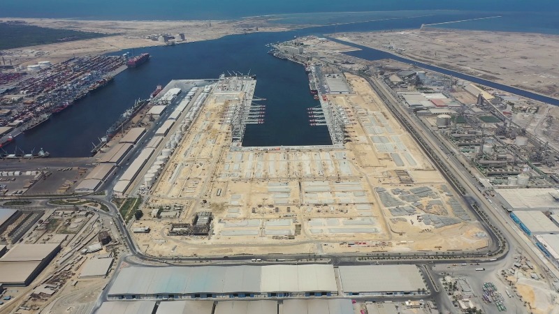 “Tahia Misr 1” terminal at Damietta port.. a giant logistic establishment that supports Egypt vision 2030
