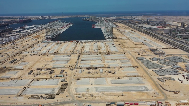 “Tahia Misr 1” terminal at Damietta port.. a giant logistic establishment that supports Egypt vision 2030