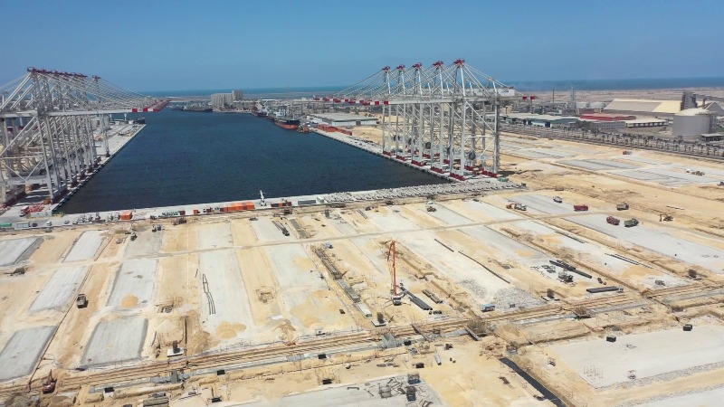 “Tahia Misr 1” terminal at Damietta port.. a giant logistic establishment that supports Egypt vision 2030