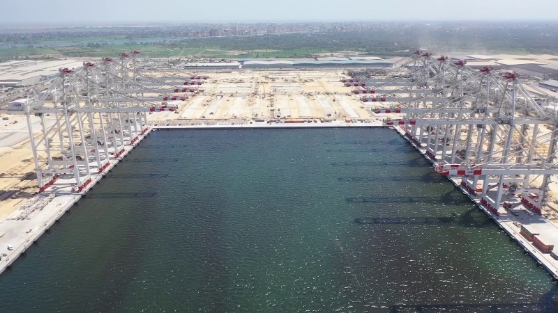“Tahia Misr 1” terminal at Damietta port.. a giant logistic establishment that supports Egypt vision 2030