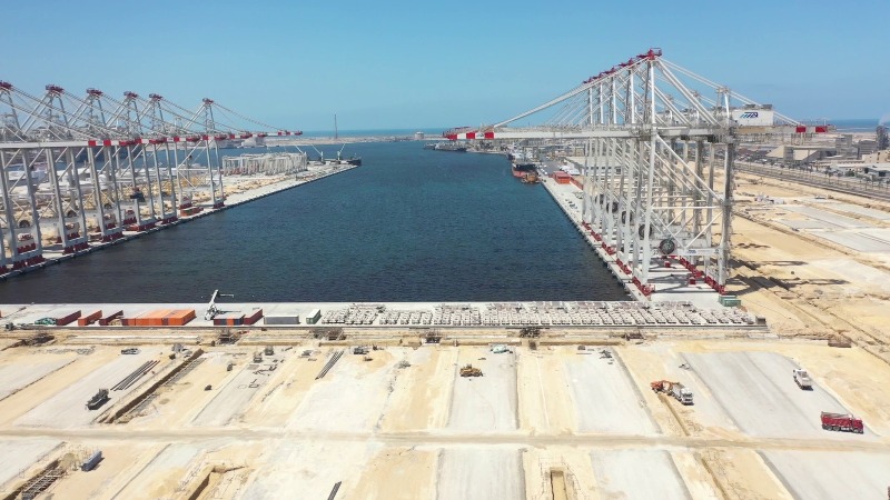 “Tahia Misr 1” terminal at Damietta port.. a giant logistic establishment that supports Egypt vision 2030