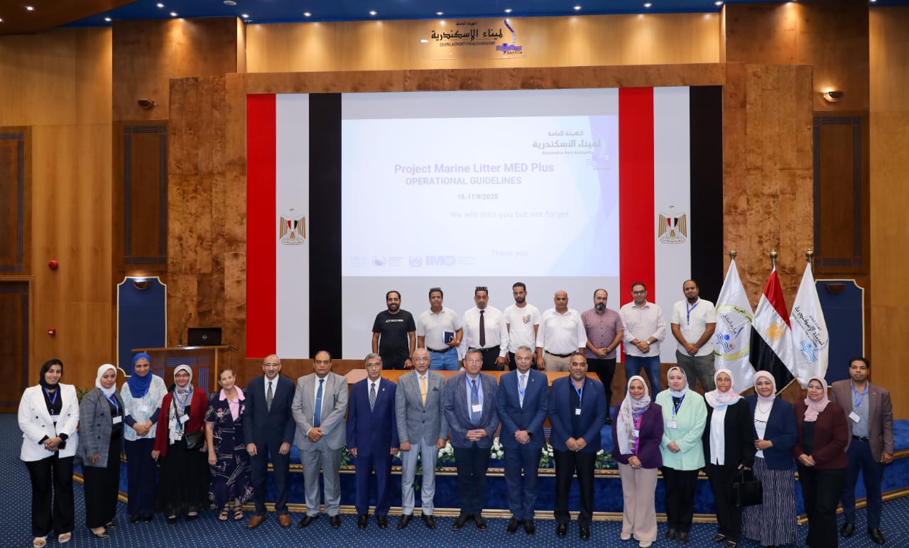 Regional Consultant of the MED-PLUS Project Visits Alexandria Port and Attends National Workshop