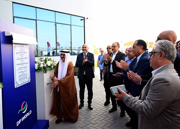 افتتاح مستودع موانئ دبي العالمية بالسخنة باستثمارات 85 مليون دولار