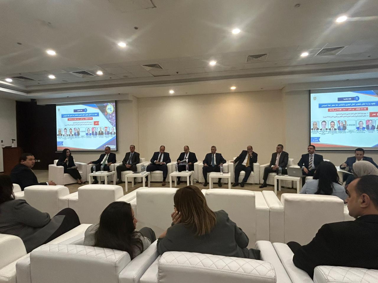 جهود وزارة النقل لتطوير النقل البحري والتكامل مع حمور قناة السويس