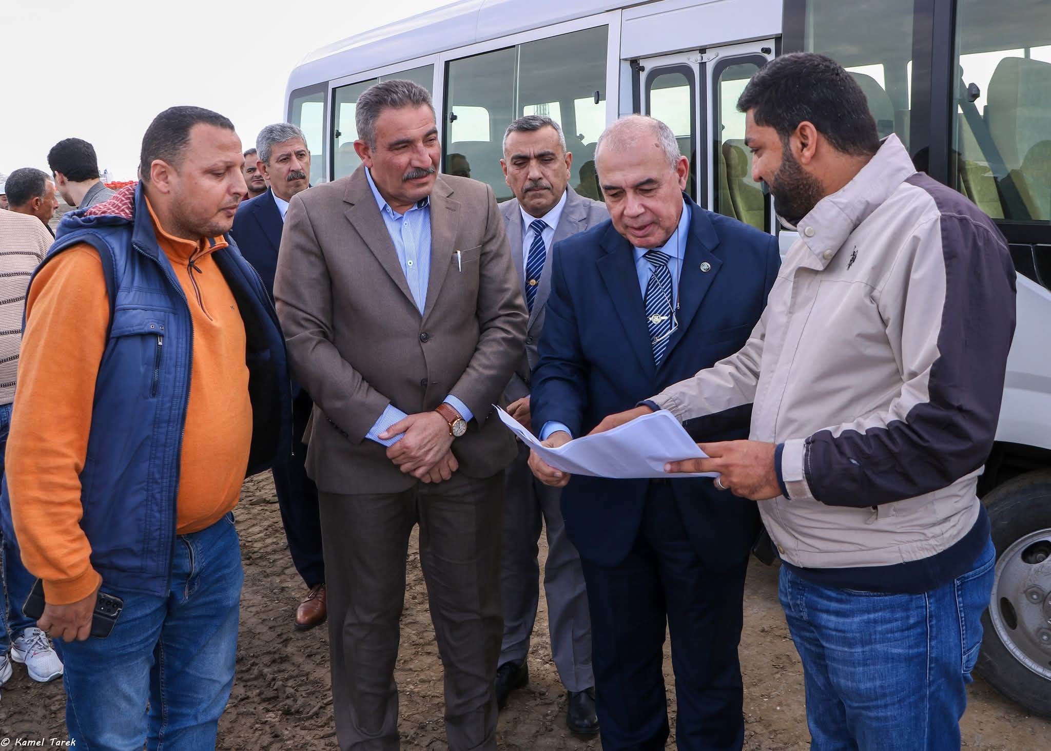 رئيس قطاع النقل البحري واللوجستيات يتفقد المشروعات القومية بميناء دمياط