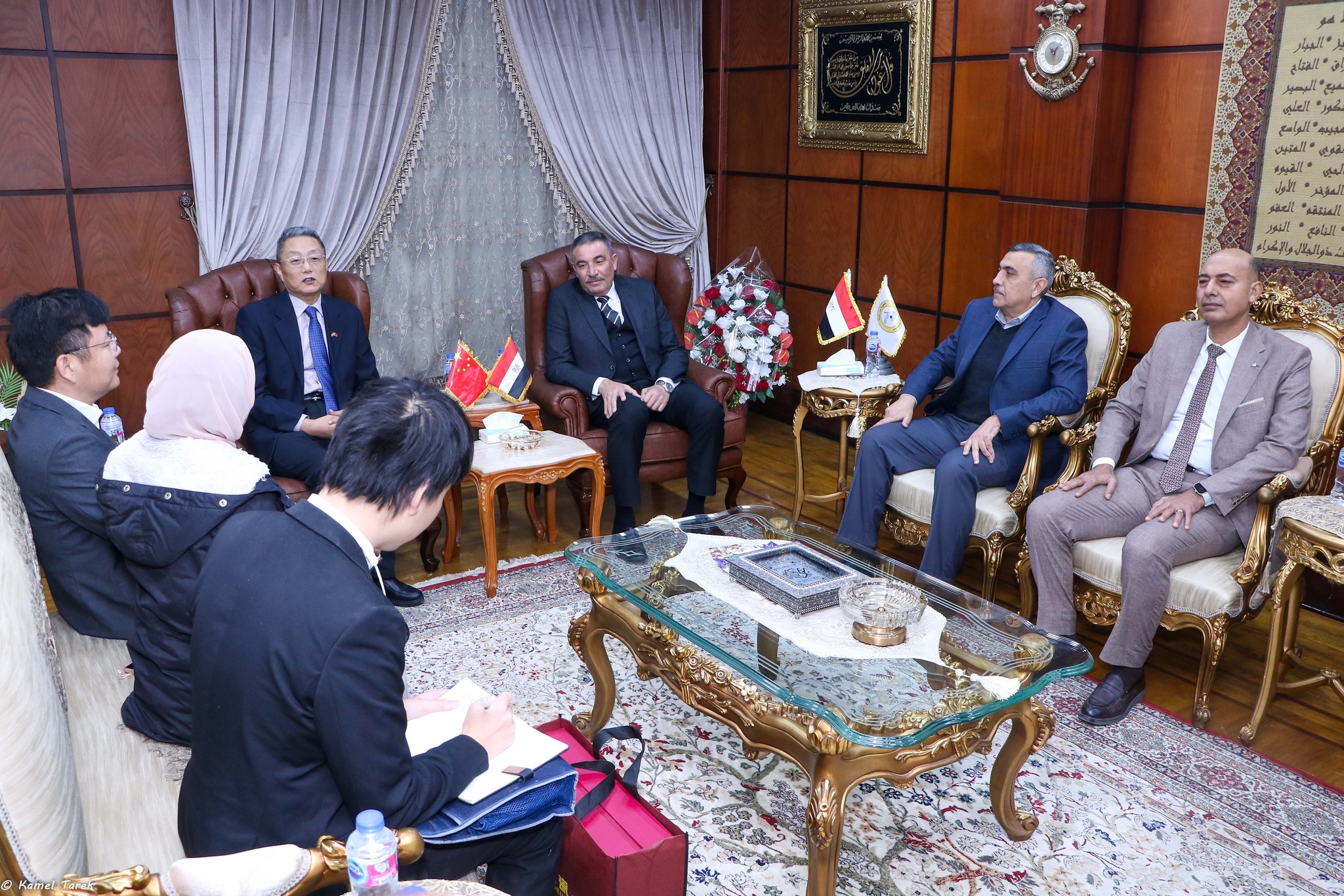 A Chinese delegation in a visit to maritime Damietta port to enhance bilateral cooperation