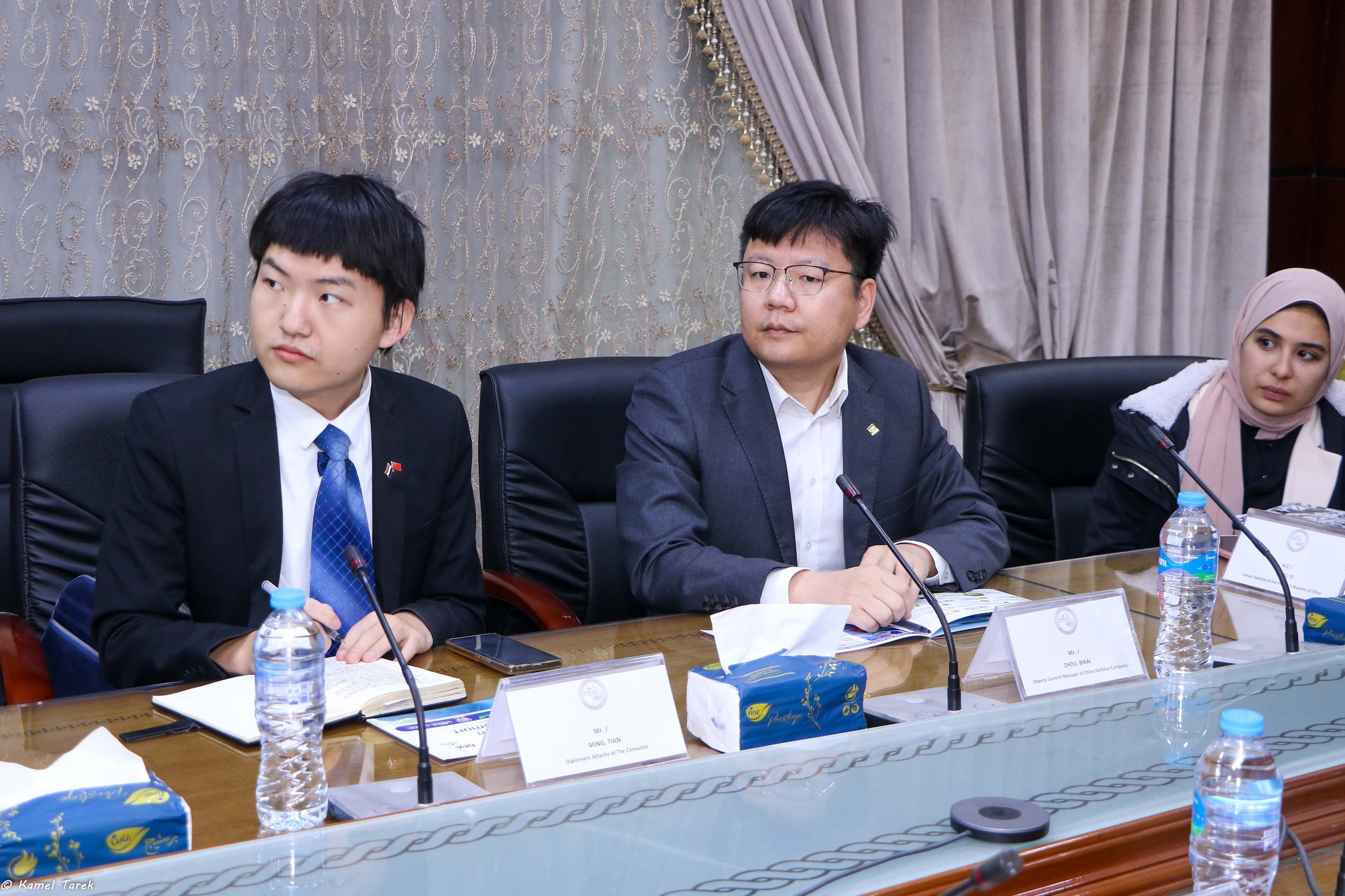 A Chinese delegation in a visit to maritime Damietta port to enhance bilateral cooperation