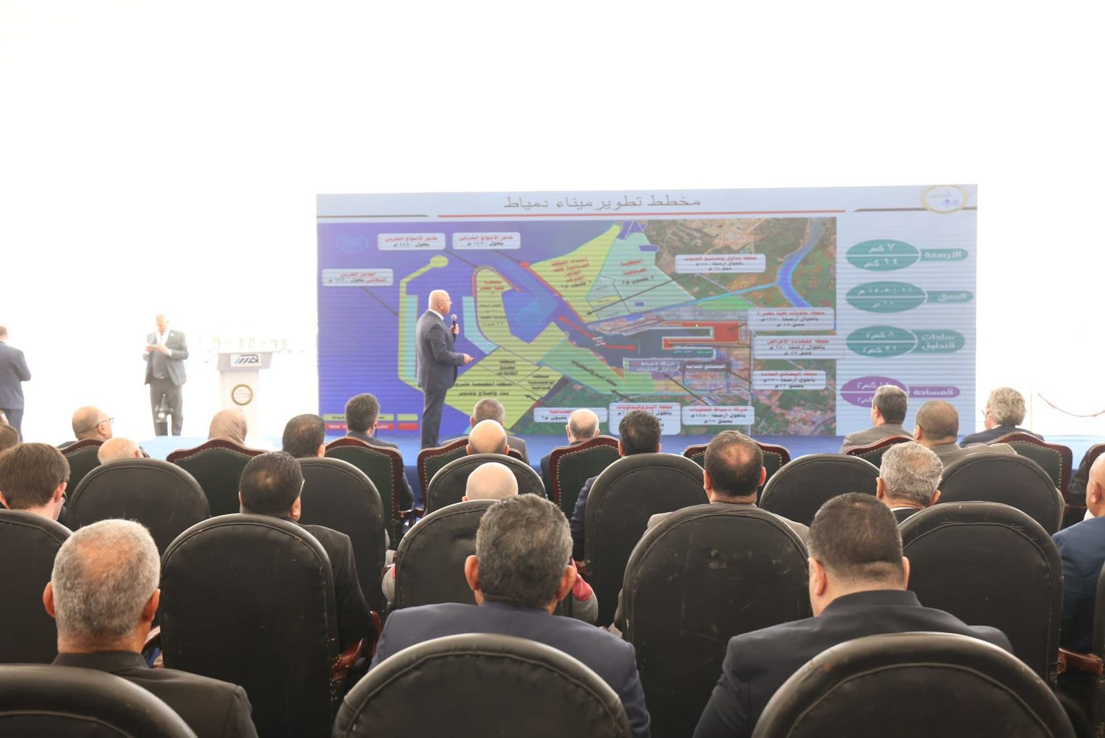 كامل الوزير يشهد انطلاق التشغيل التجريبي التجاري لمحطة «تحيا مصر 1» بـميناء دمياط