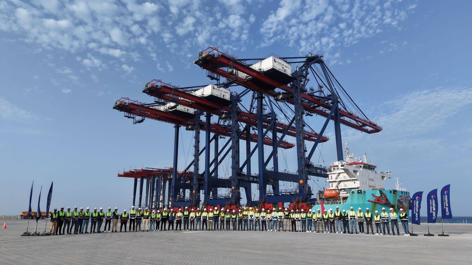 وزير النقل يعلن طفرة جديدة في ميناء سفاجا الكبير: وصول الأوناش العملاقة لمحطة “سفاجا 2”